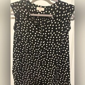 Women’s Loft Polka Dot Top